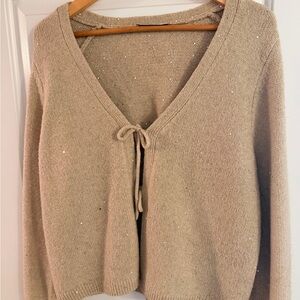 Abercrombie & Fitch Sweater with Tie Detail